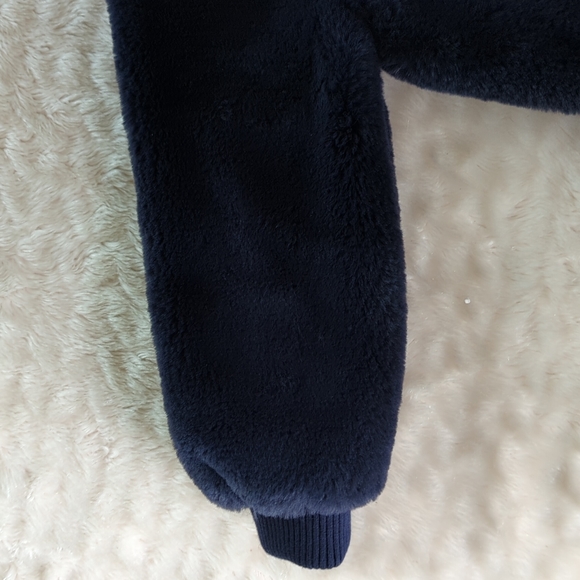 GYMBOREE | Faux Fur Navy Jacket - Picture 11 of 12